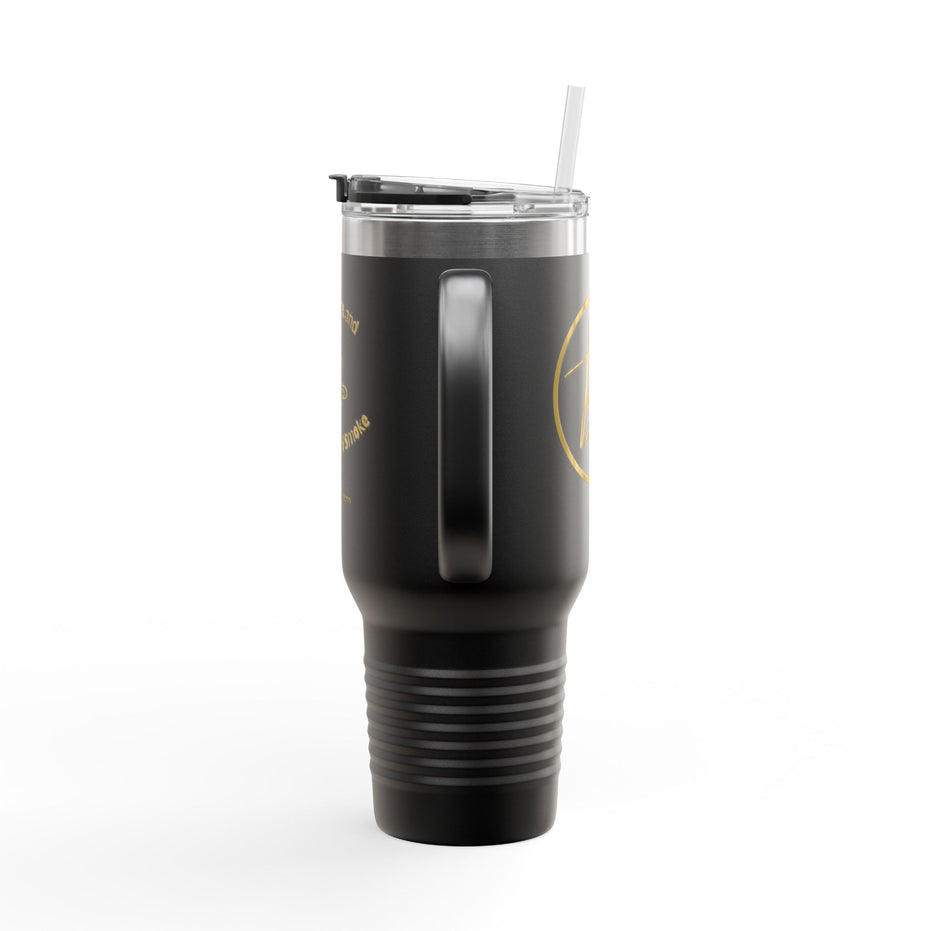 40oz Insulated Travel Mug - "Peace and Love"