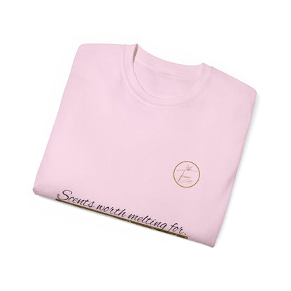 Unisex Ultra Cotton Tee - "Scents Worth Melting For"