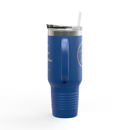 40oz Insulated Travel Mug - "Smell Good, Feel Good"