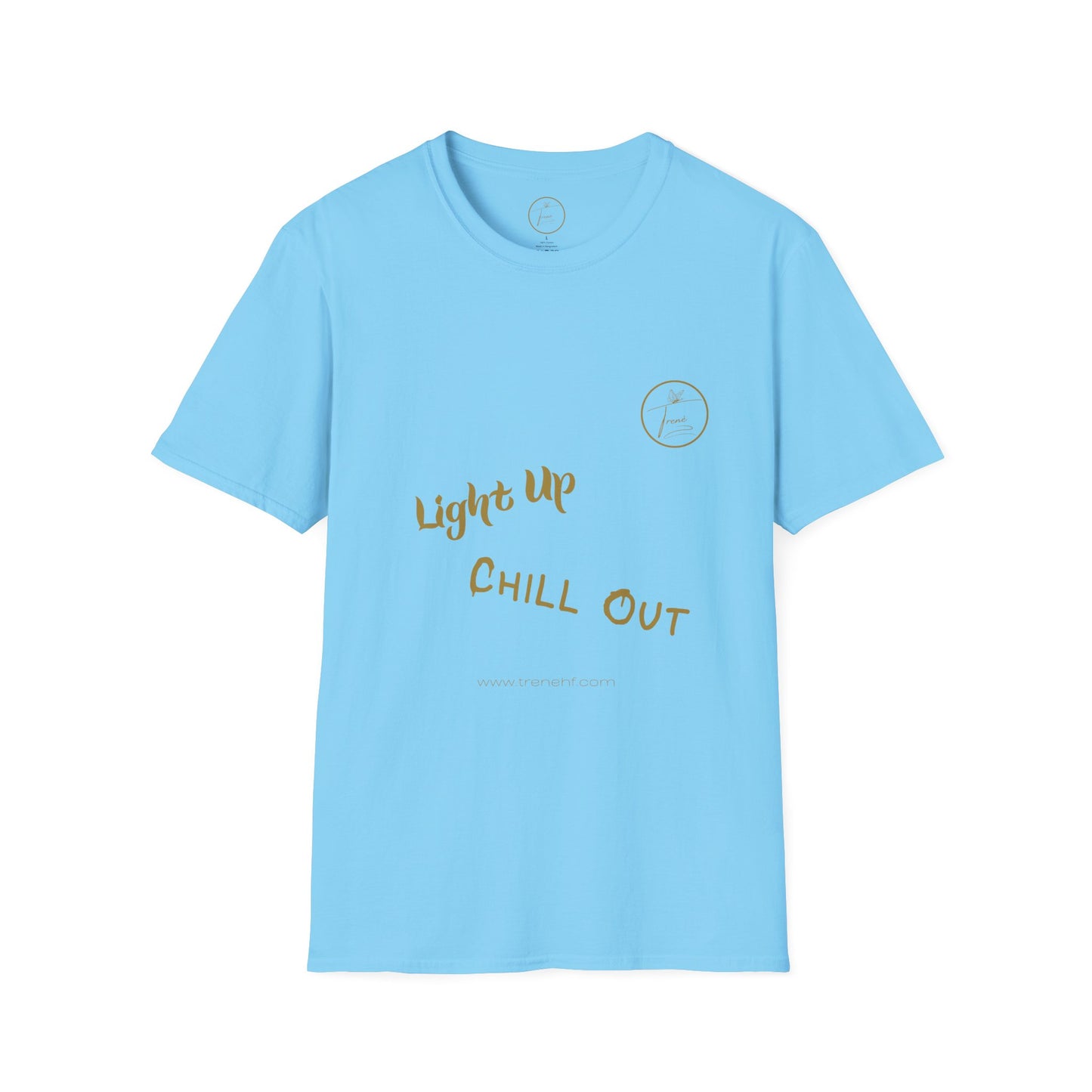 Unisex Softstyle T-Shirt - "Light Up, Chill Out"