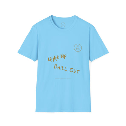 Unisex Softstyle T-Shirt - "Light Up, Chill Out"