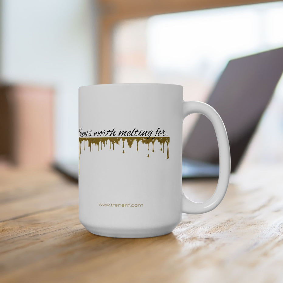 Ceramic Mug - "Scents Worth Melting For" - 11oz & 15oz