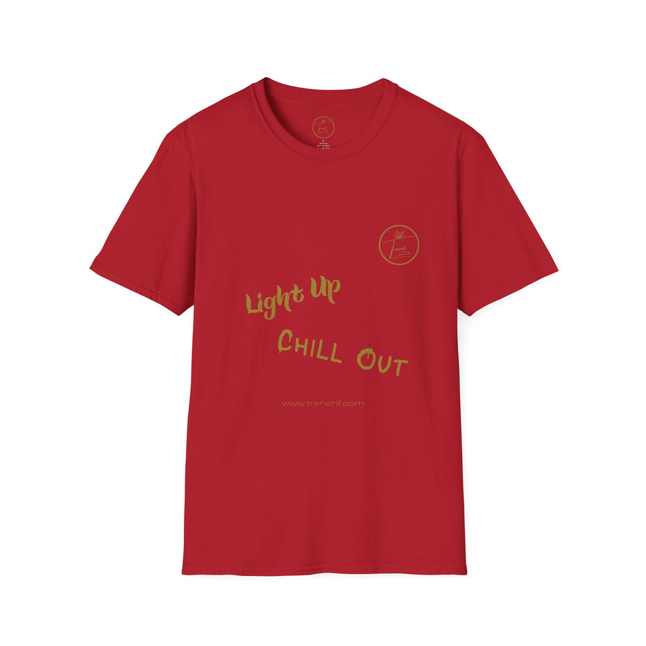 Unisex Softstyle T-Shirt - "Light Up, Chill Out"