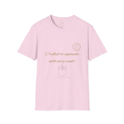 Unisex Softstyle T-Shirt - "Crafted to Captivate"