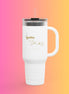 40oz Insulated Travel Mug - "Ignite Your Mood"