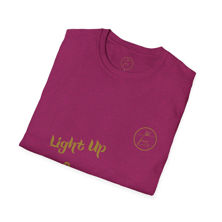 Unisex Softstyle T-Shirt - "Light Up, Chill Out"