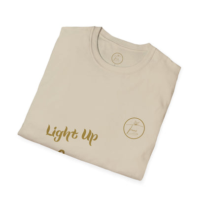 Unisex Softstyle T-Shirt - "Light Up, Chill Out"