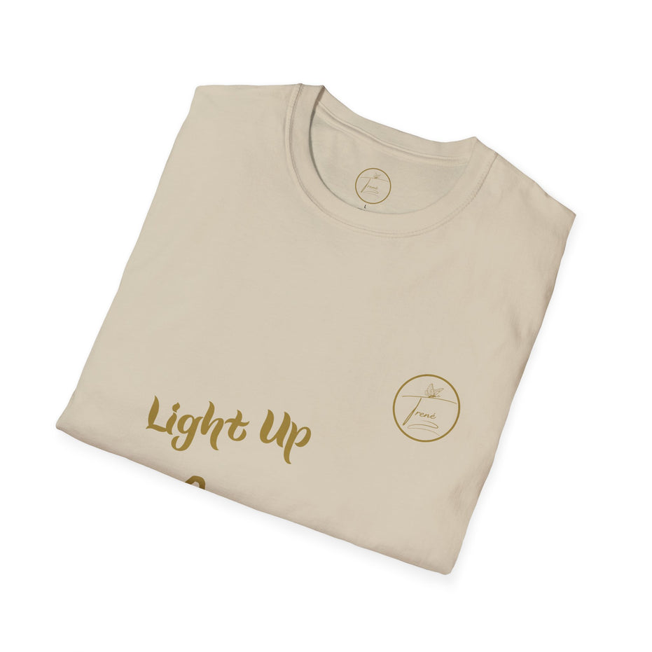 Unisex Softstyle T-Shirt - "Light Up, Chill Out"