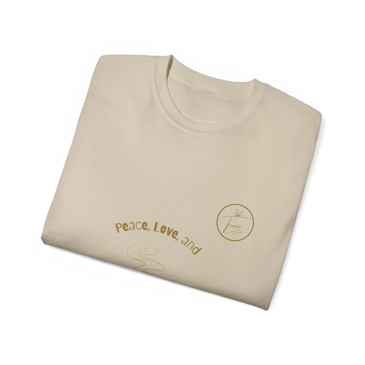 Unisex Ultra Cotton Tee - "Peace and Love"