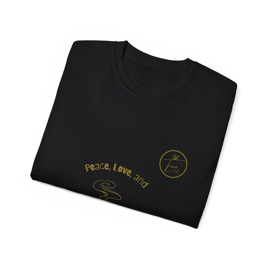 Unisex Ultra Cotton Tee - "Peace and Love"