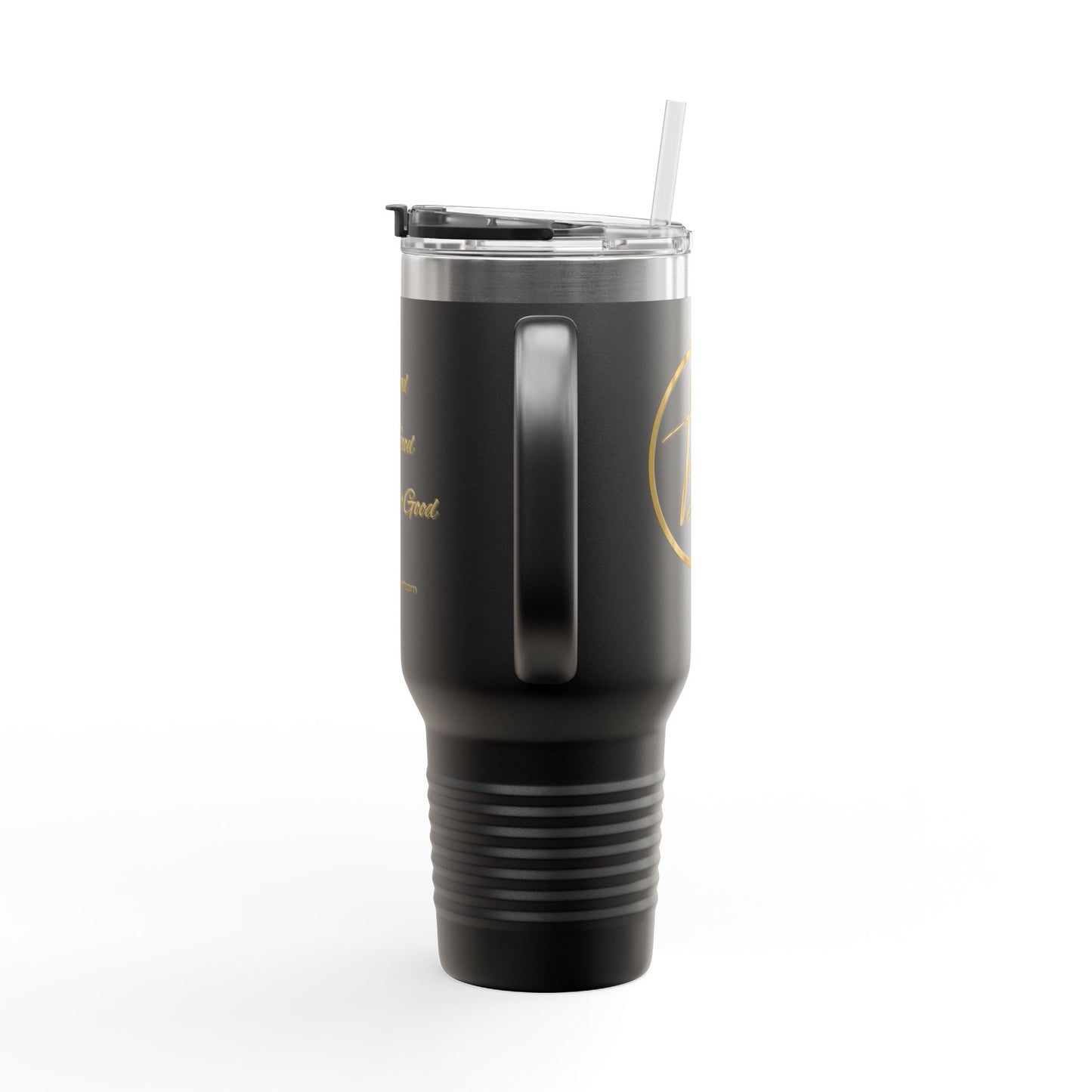 40oz Insulated Travel Mug - "Smell Good, Feel Good"