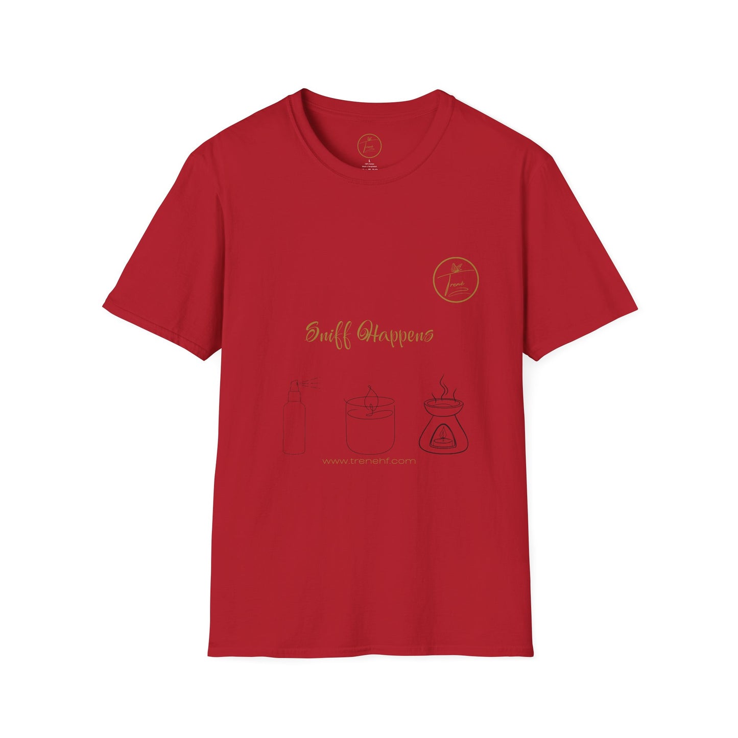 Unisex Softstyle T-Shirt - "Sniff Happens"