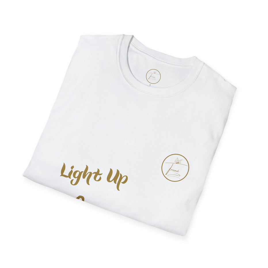 Unisex Softstyle T-Shirt - "Light Up, Chill Out"