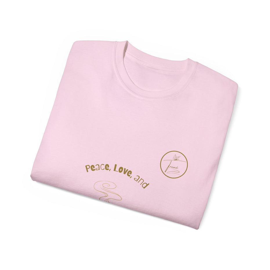Unisex Ultra Cotton Tee - "Peace and Love"