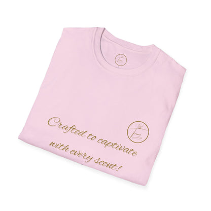 Unisex Softstyle T-Shirt - "Crafted to Captivate"