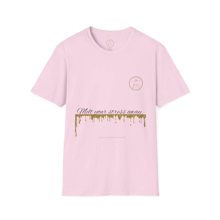 Unisex Softstyle T-Shirt - "Melt Your Stress Away"