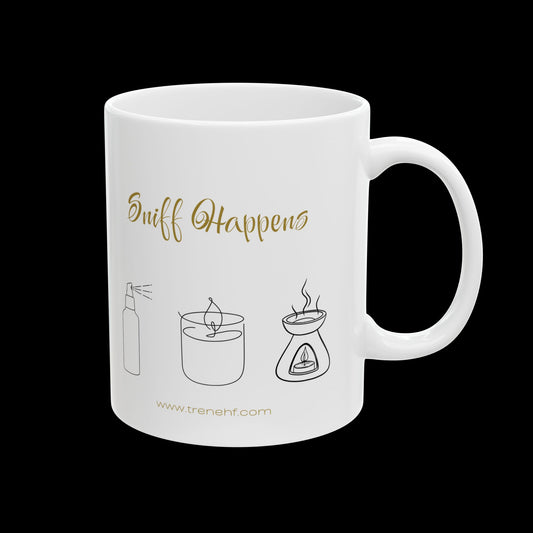Ceramic Mug - "Sniff Happens" - 11oz & 15oz