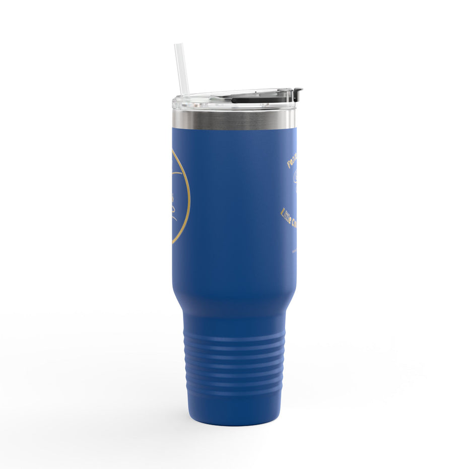 40oz Insulated Travel Mug - "Peace and Love"