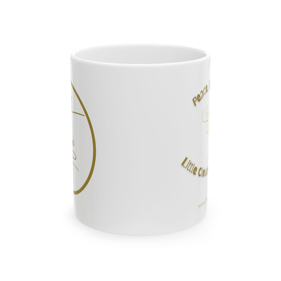 Ceramic Mug - "Peace and Love" - 11oz & 15oz