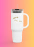 40oz Insulated Travel Mug - "Light Up, Chill Out"