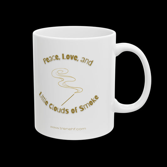 Ceramic Mug - "Peace and Love" - 11oz & 15oz