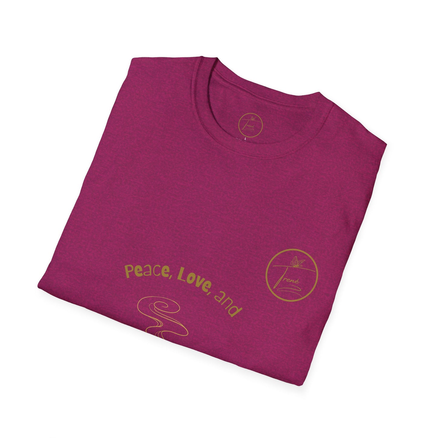 Unisex Softstyle T-Shirt - "Peace and Love"