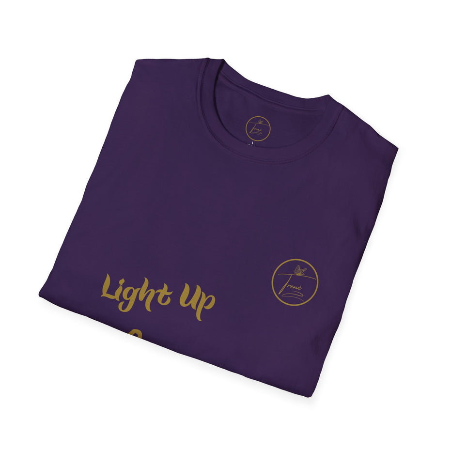 Unisex Softstyle T-Shirt - "Light Up, Chill Out"