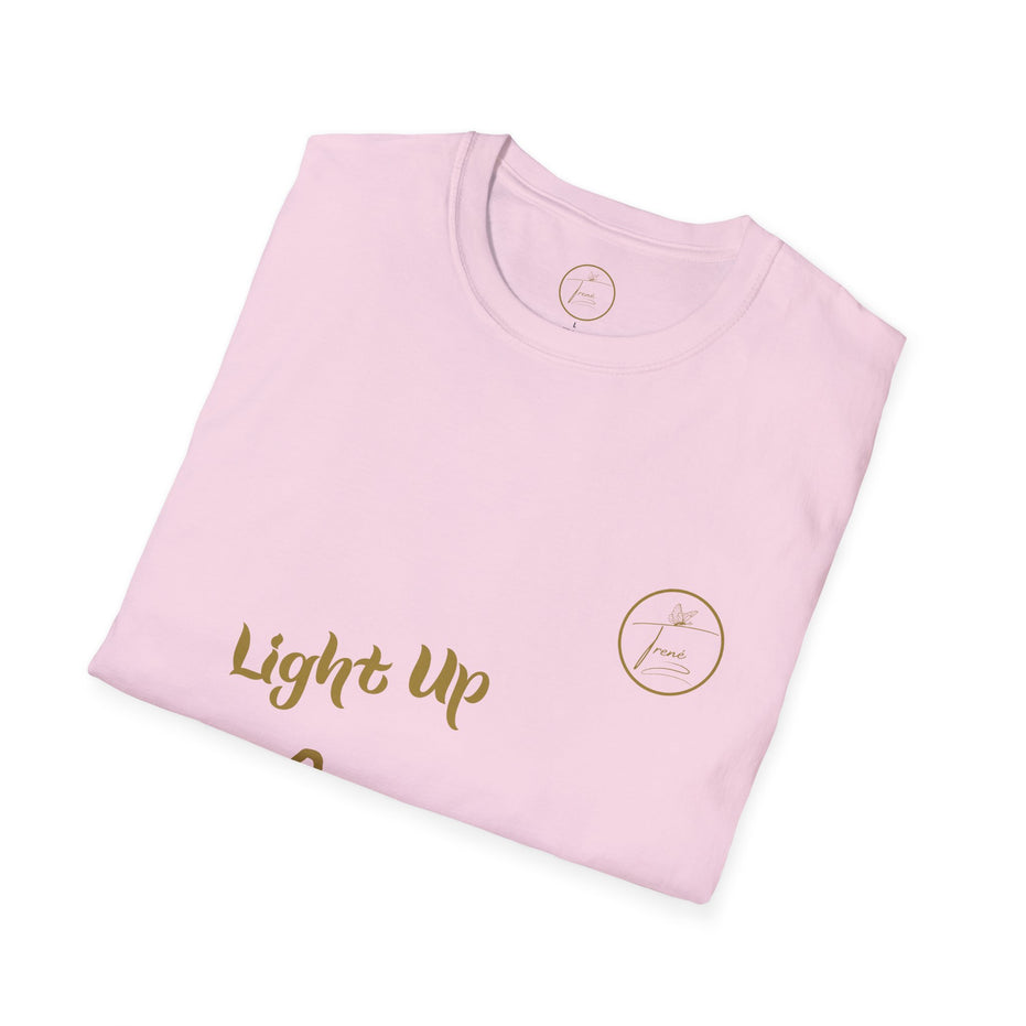Unisex Softstyle T-Shirt - "Light Up, Chill Out"