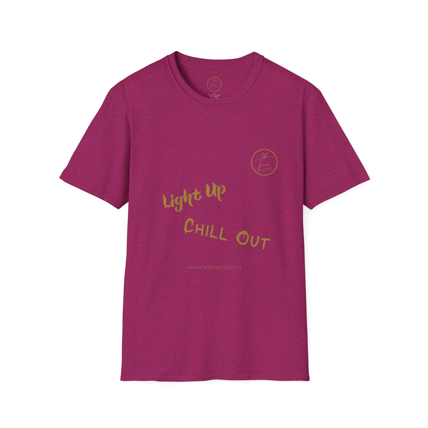 Unisex Softstyle T-Shirt - "Light Up, Chill Out"