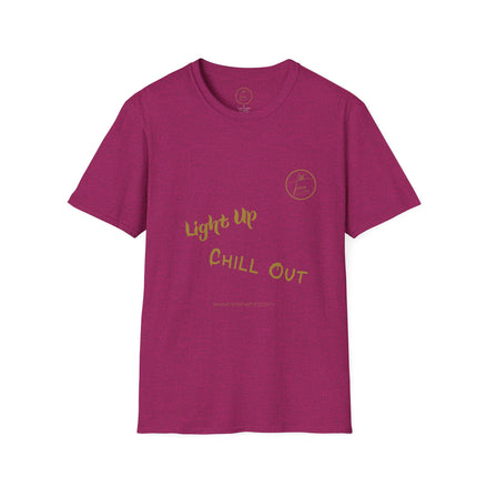 Unisex Softstyle T-Shirt - "Light Up, Chill Out"