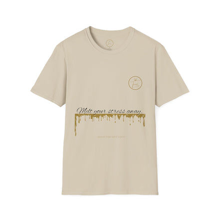 Unisex Softstyle T-Shirt - "Melt Your Stress Away"
