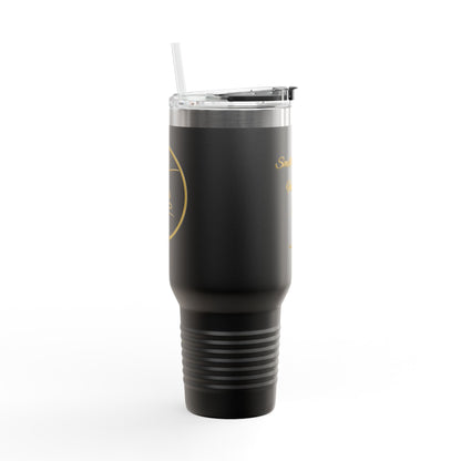 40oz Insulated Travel Mug - "Smell Good, Feel Good"