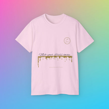 Unisex Ultra Cotton Tee - "Melt Your Stress Away"