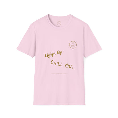 Unisex Softstyle T-Shirt - "Light Up, Chill Out"