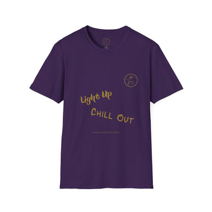 Unisex Softstyle T-Shirt - "Light Up, Chill Out"