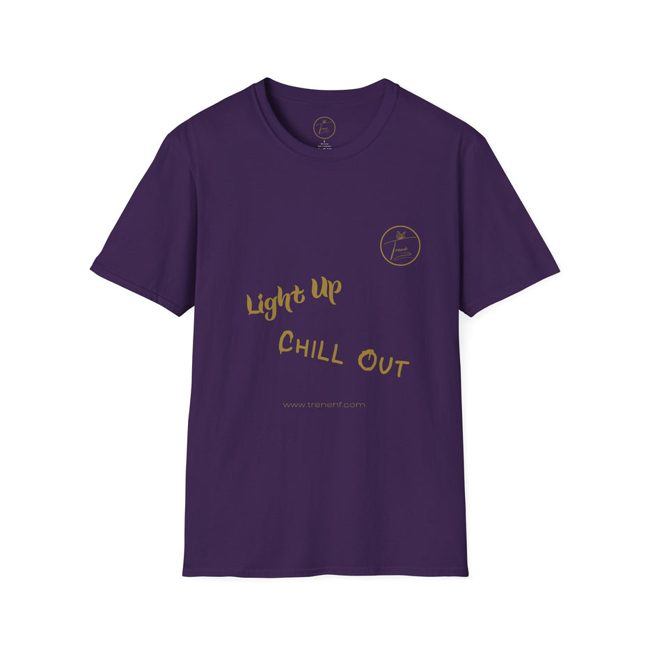 Unisex Softstyle T-Shirt - "Light Up, Chill Out"