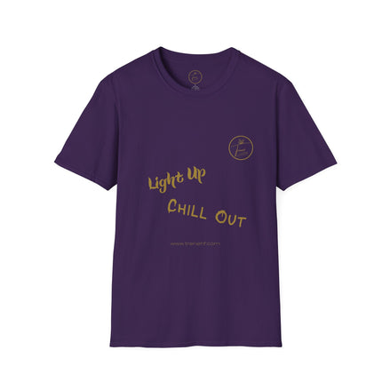 Unisex Softstyle T-Shirt - "Light Up, Chill Out"