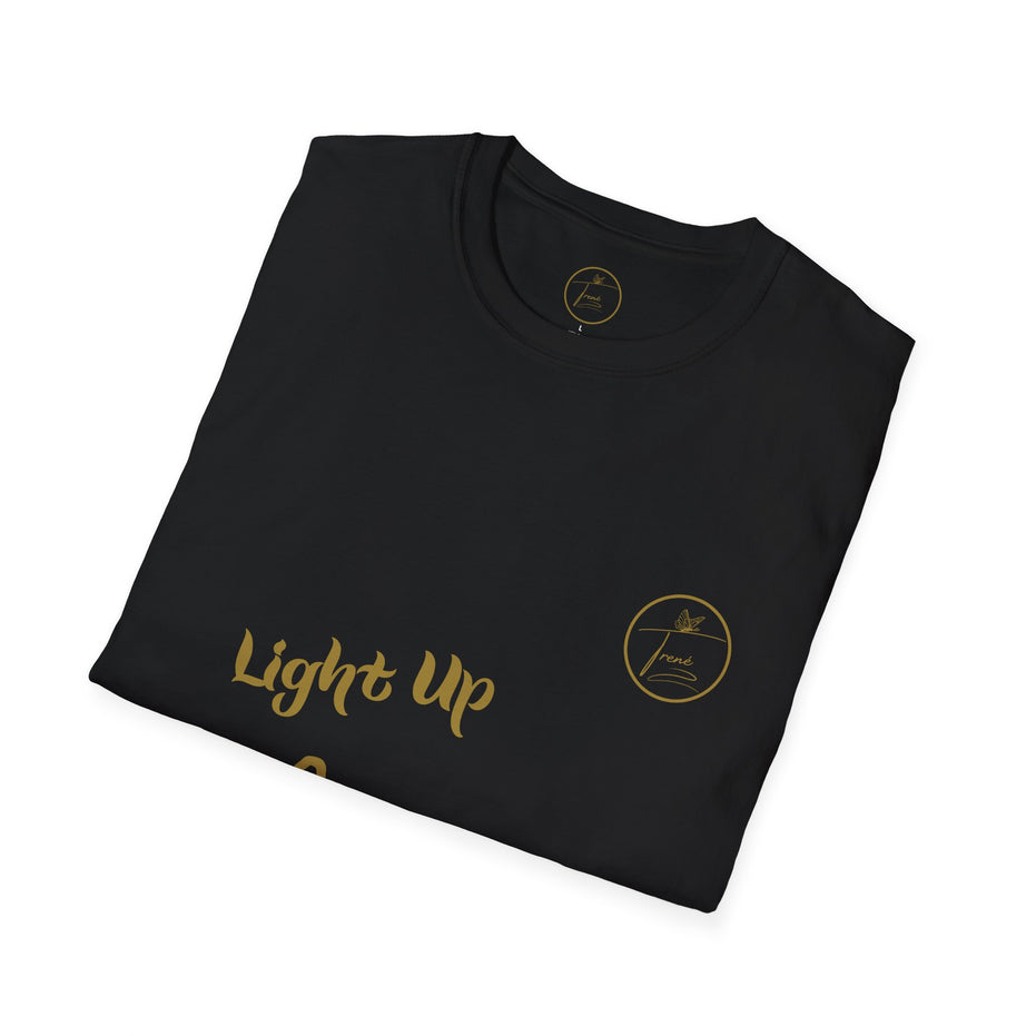 Unisex Softstyle T-Shirt - "Light Up, Chill Out"