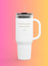 40oz Insulated Travel Mug - "Crafted to Captivate"