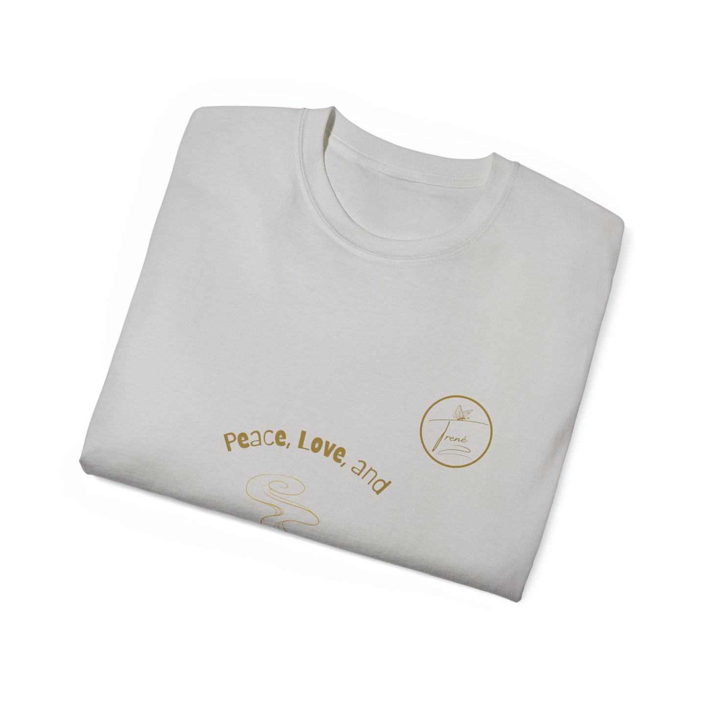 Unisex Ultra Cotton Tee - "Peace and Love"