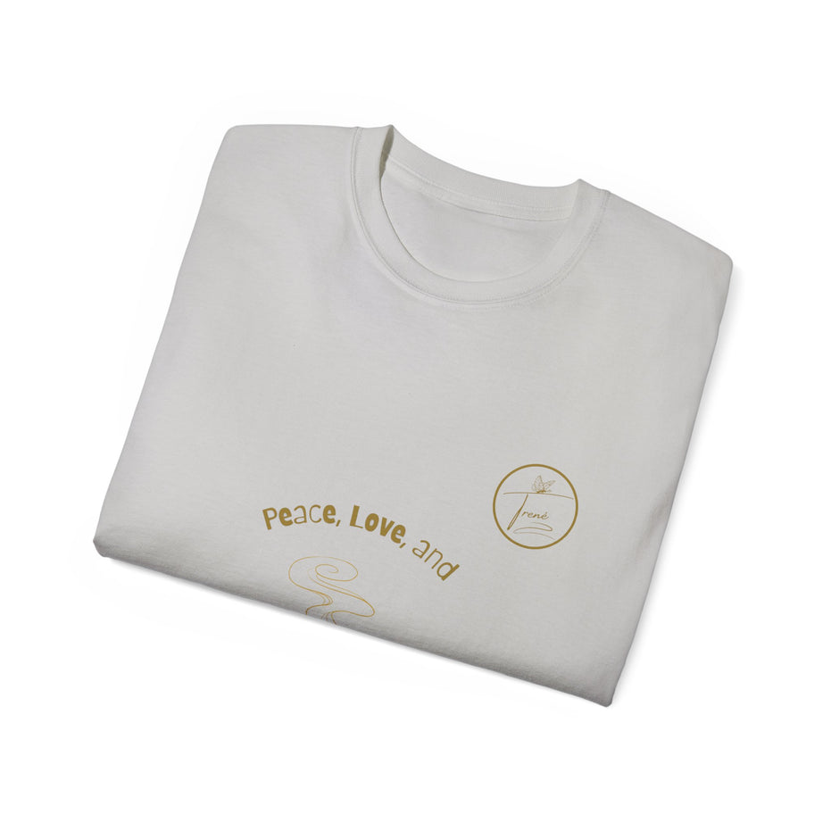 Unisex Ultra Cotton Tee - "Peace and Love"