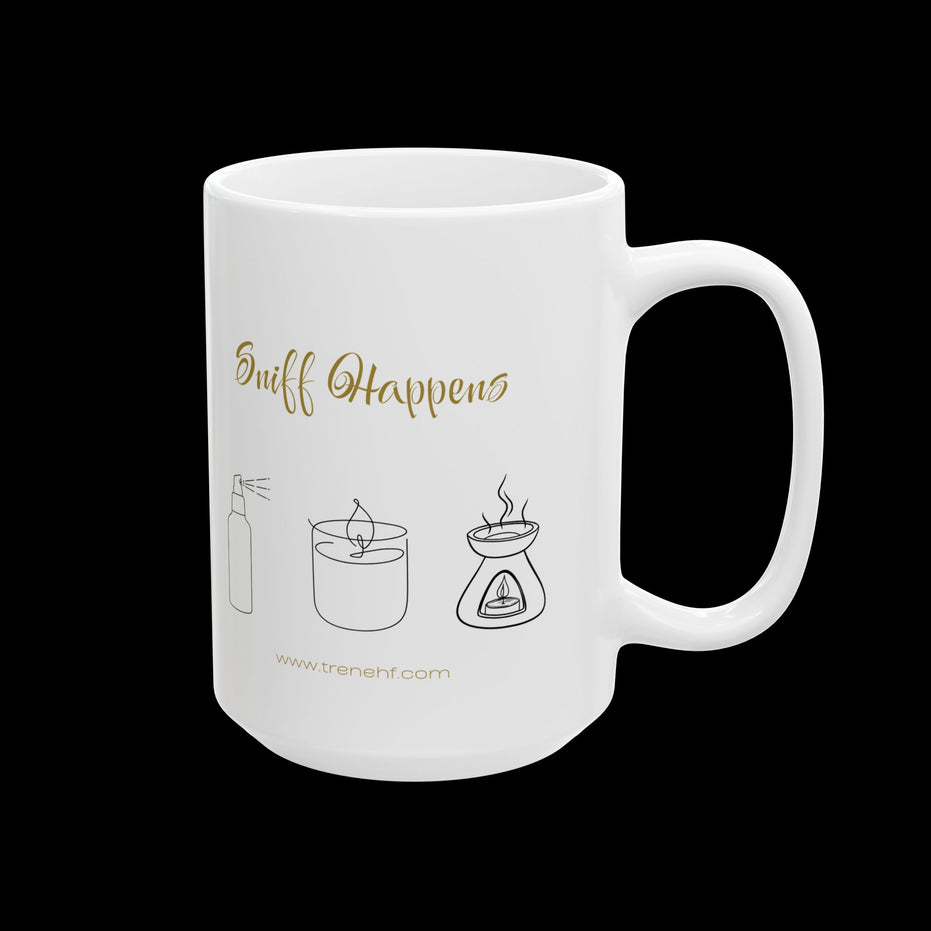 Ceramic Mug - "Sniff Happens" - 11oz & 15oz