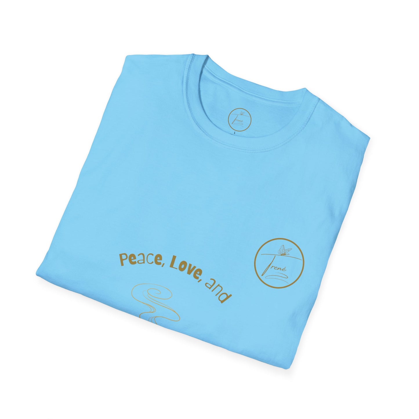 Unisex Softstyle T-Shirt - "Peace and Love"
