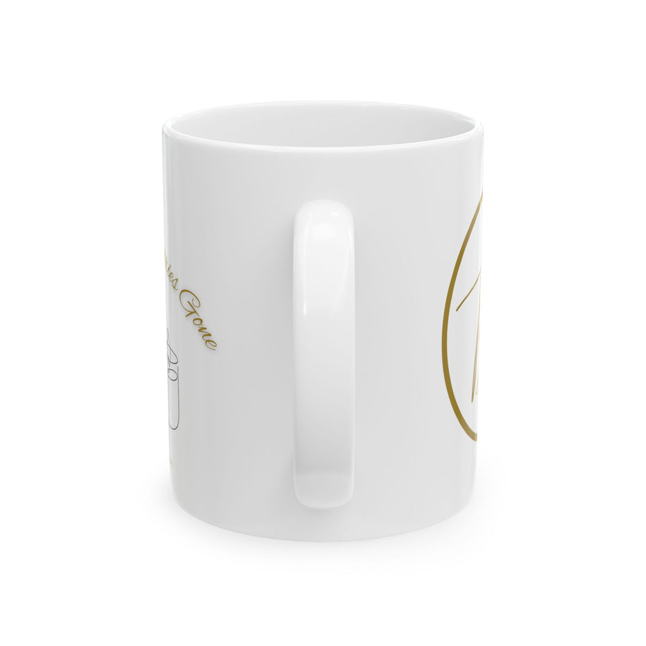 Ceramic Mug - "Flame On, Worries Gone" - 11oz & 15oz