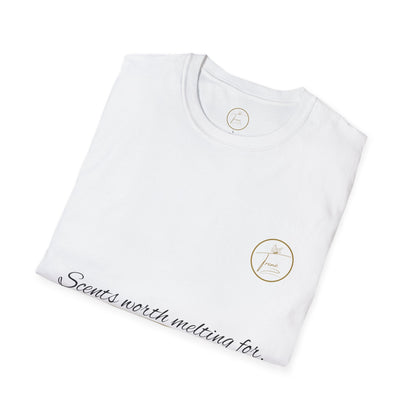 Unisex Softstyle T-Shirt - "Scents Worth Melting For"
