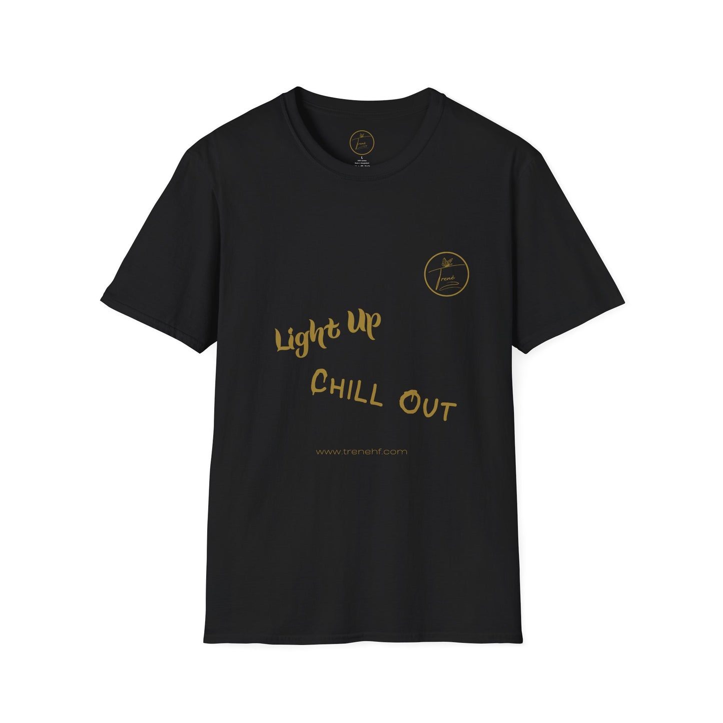 Unisex Softstyle T-Shirt - "Light Up, Chill Out"
