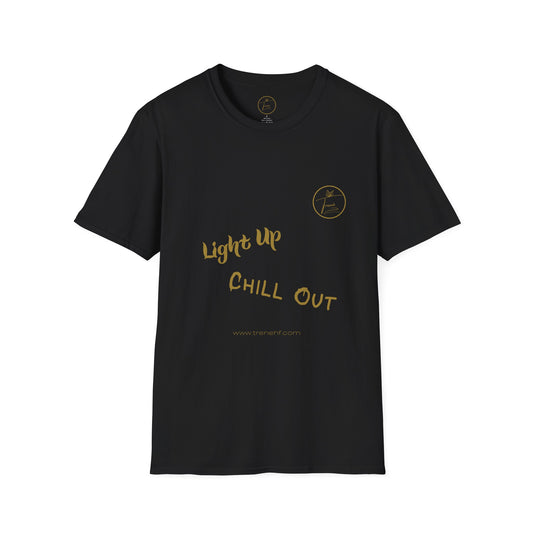 Unisex Softstyle T-Shirt - "Light Up, Chill Out"