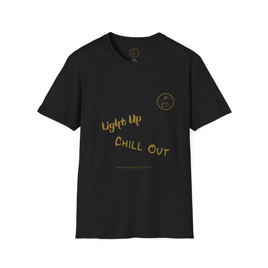 Unisex Softstyle T-Shirt - "Light Up, Chill Out"