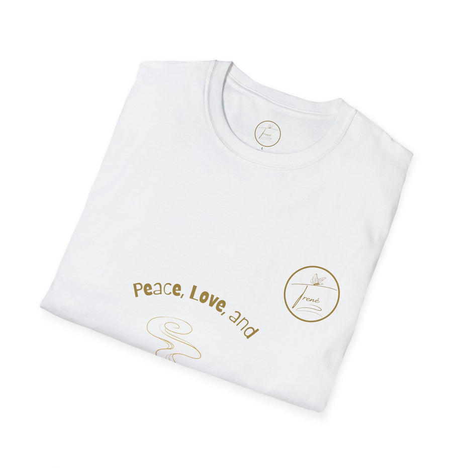 Unisex Softstyle T-Shirt - "Peace and Love"
