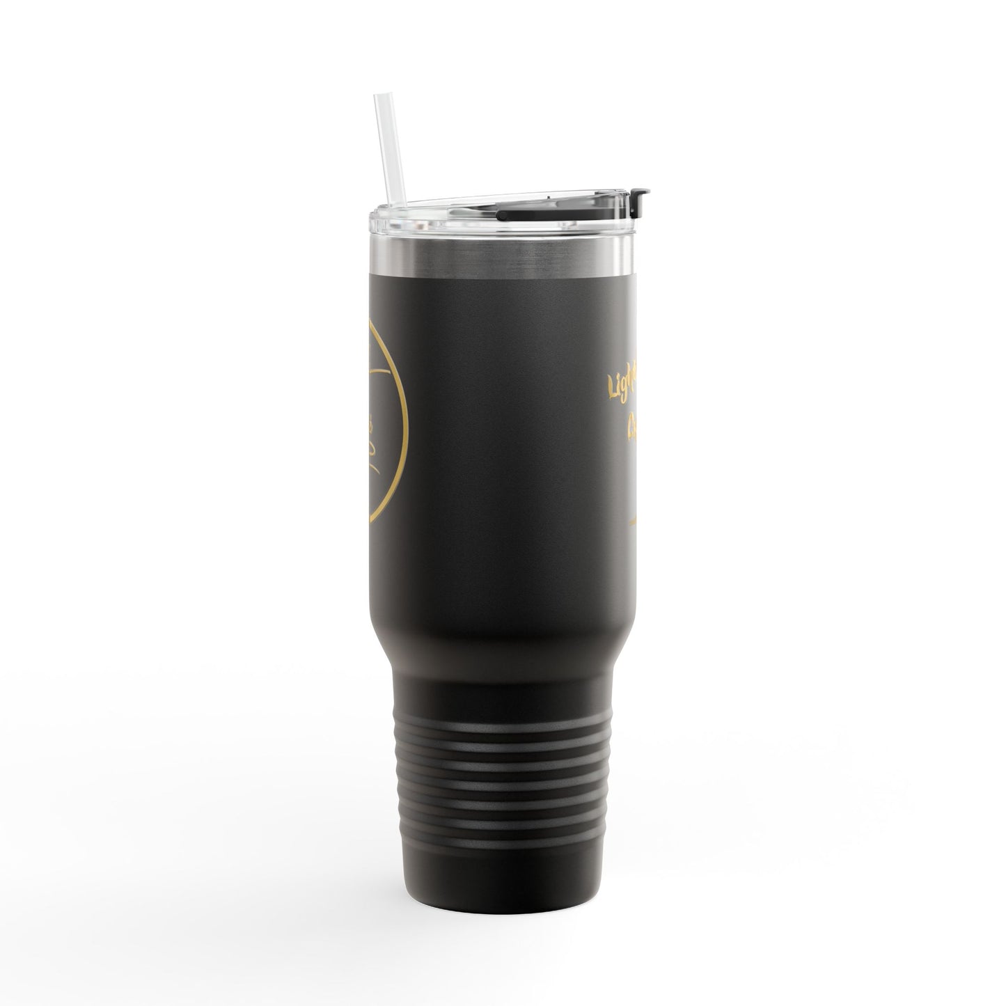 40oz Insulated Travel Mug - "Light Up, Chill Out"